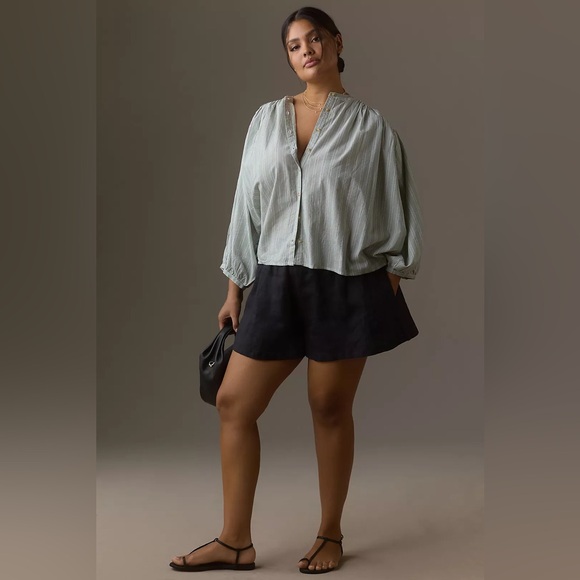 Anthropologie The Sidney Batwing Blouse by Pilcro size Large - Picture 2 of 6